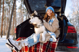 Urlaub mit Hund im Winter.