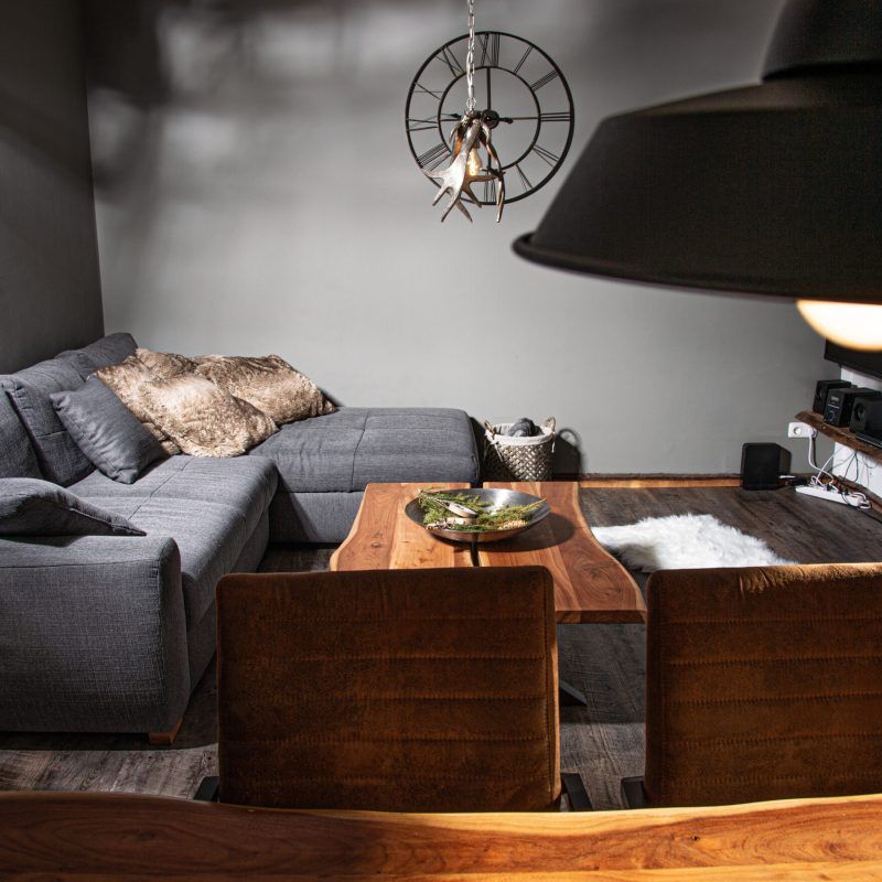 Sitzecke im Chalet Apartment Harzglück.